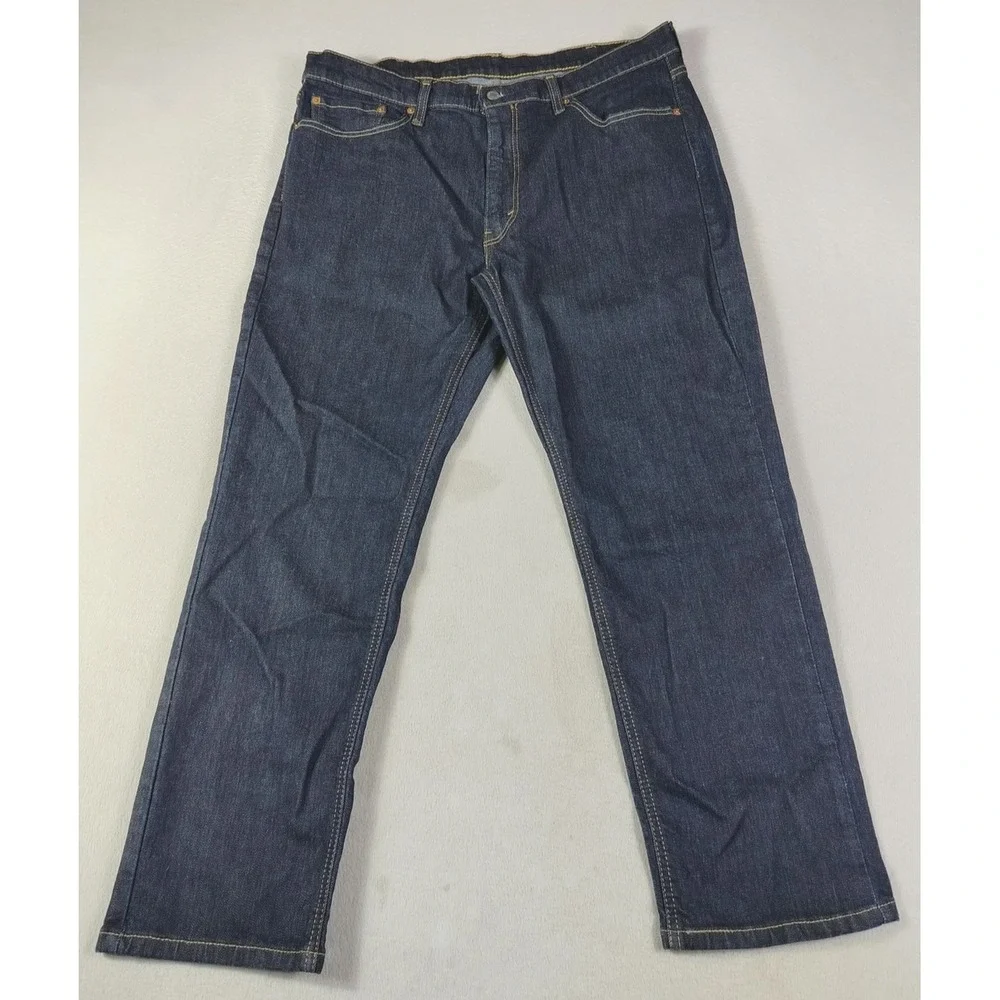 Levis‎ 541 Jeans Mens 38 Blue Dark Wash Athletic Taper Stretch Denim